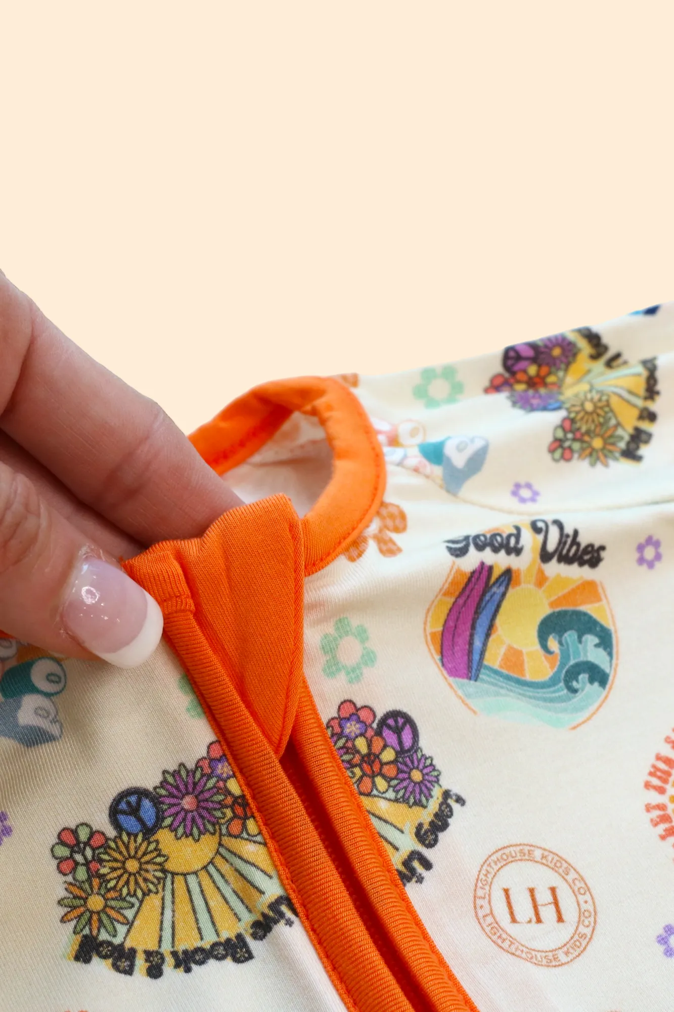 𝐒𝐀𝐋𝐄! 𝟓𝟎% 𝐎𝐅𝐅! Bamboo Baby Pajamas - Double Zipper - Longies - Good Vibes