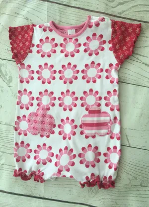 0-3 Months Floral Rompers
