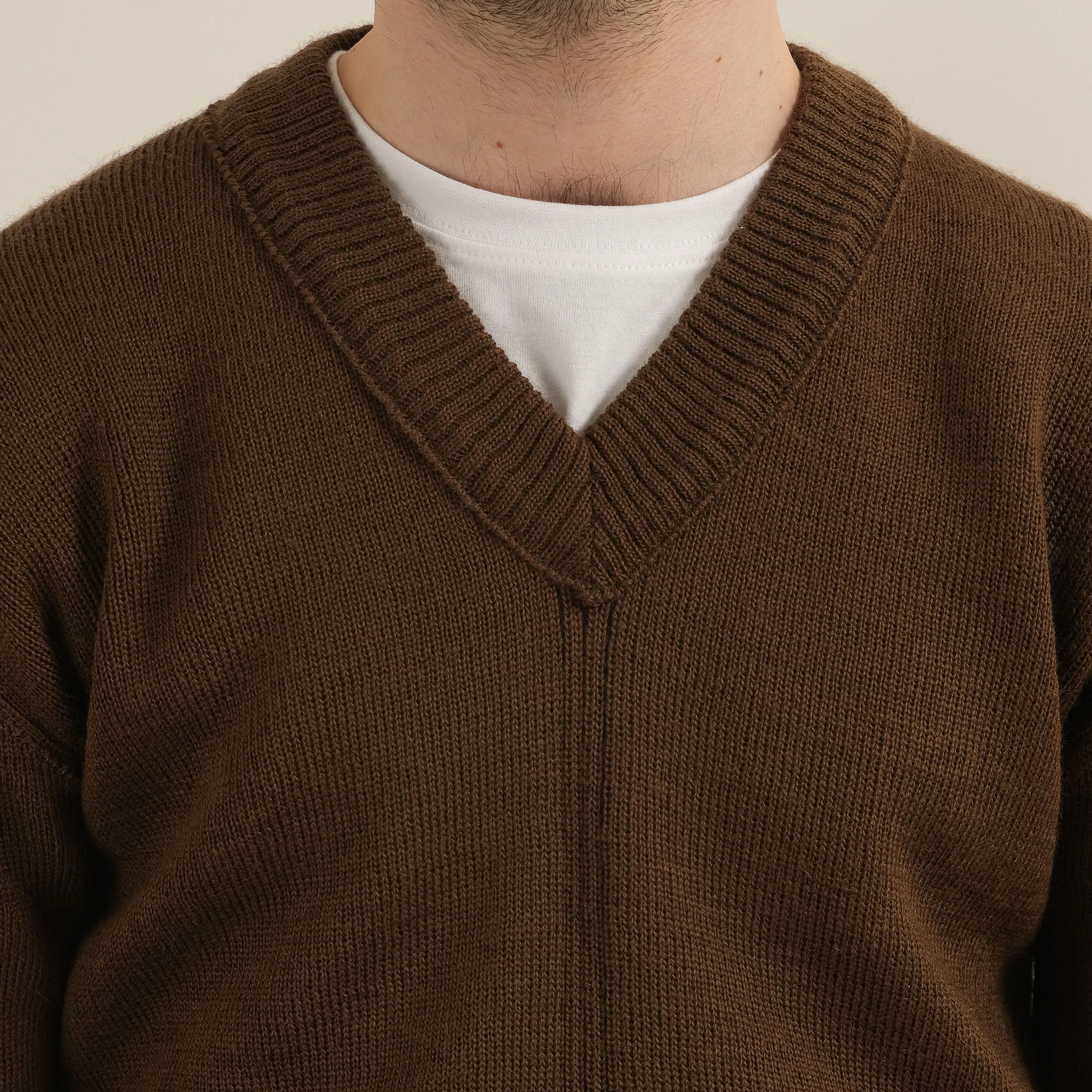 1950'S V FRENCH SWEATER