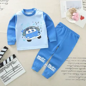 2 Pcs Boys/Girls Pajama Sets 493635