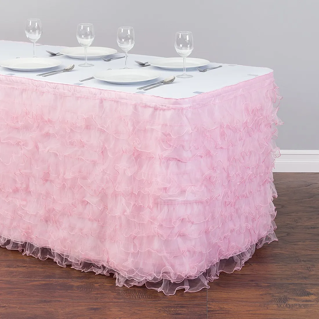 21 ft. Tutu Table Skirt (2 Colors)