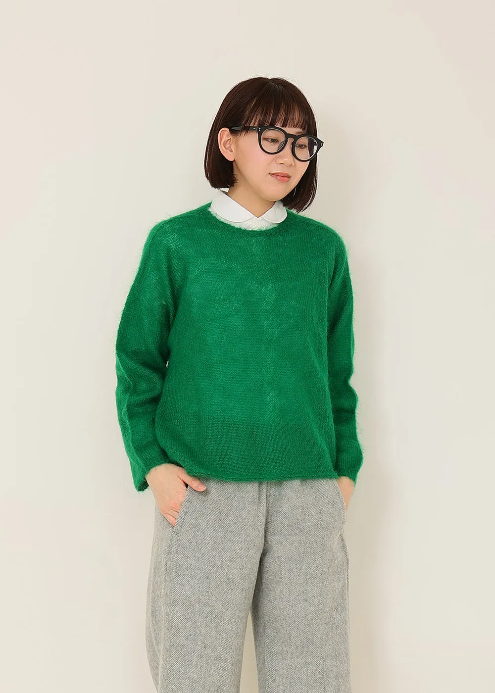 キッドモヘヤリラックスニット