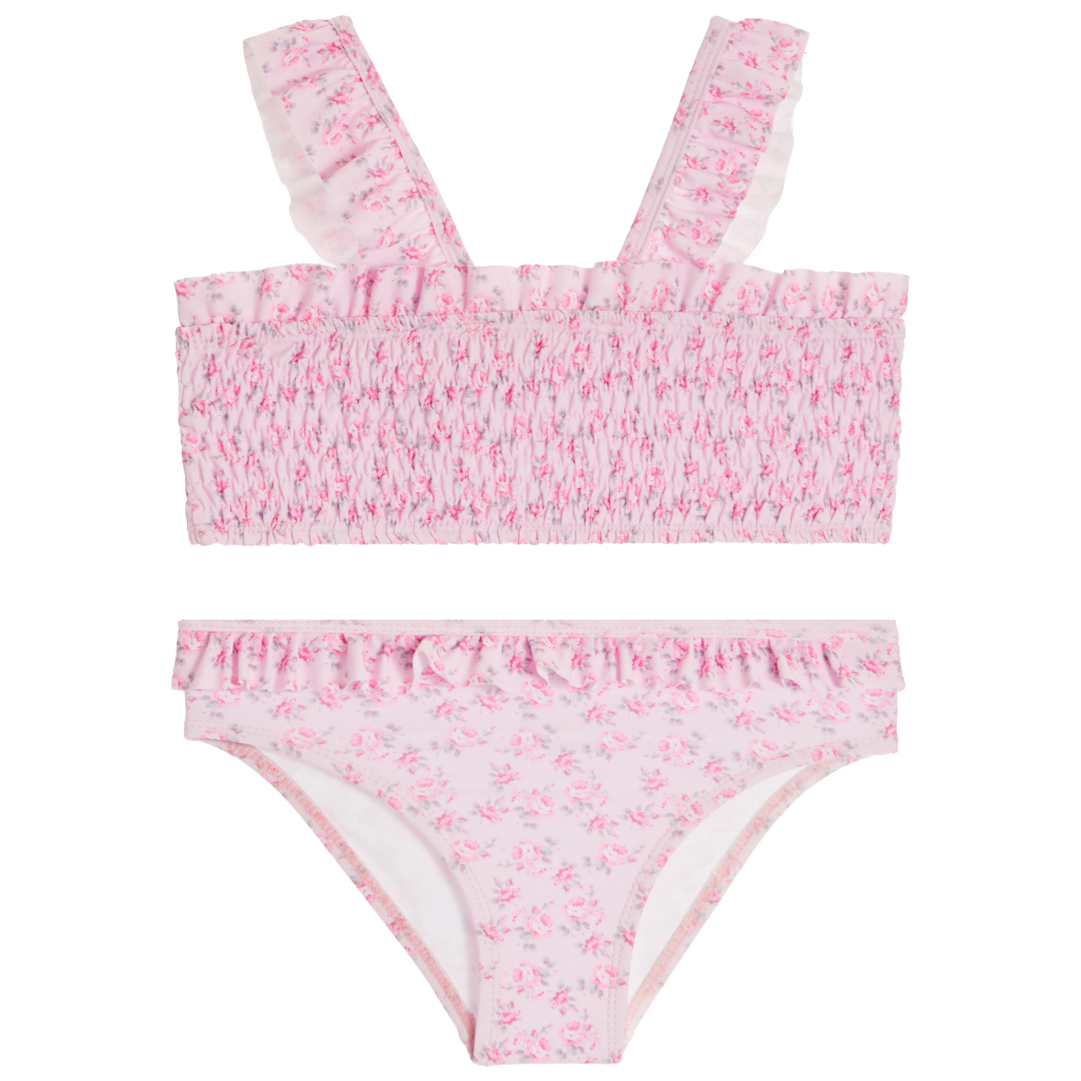 2pc Disty Floral Akita Bikini