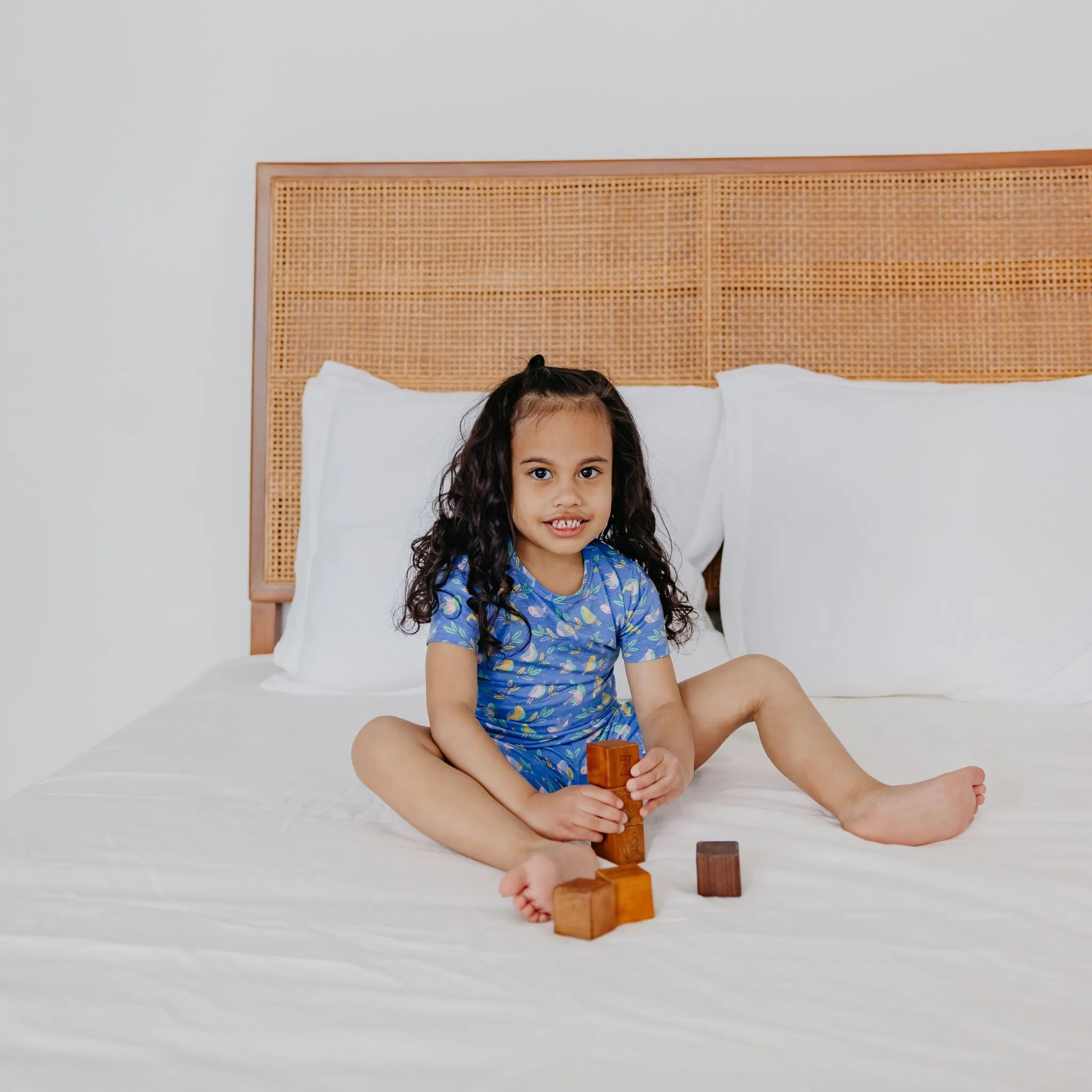 2pc Short Sleeve Pajama Set - Birdie