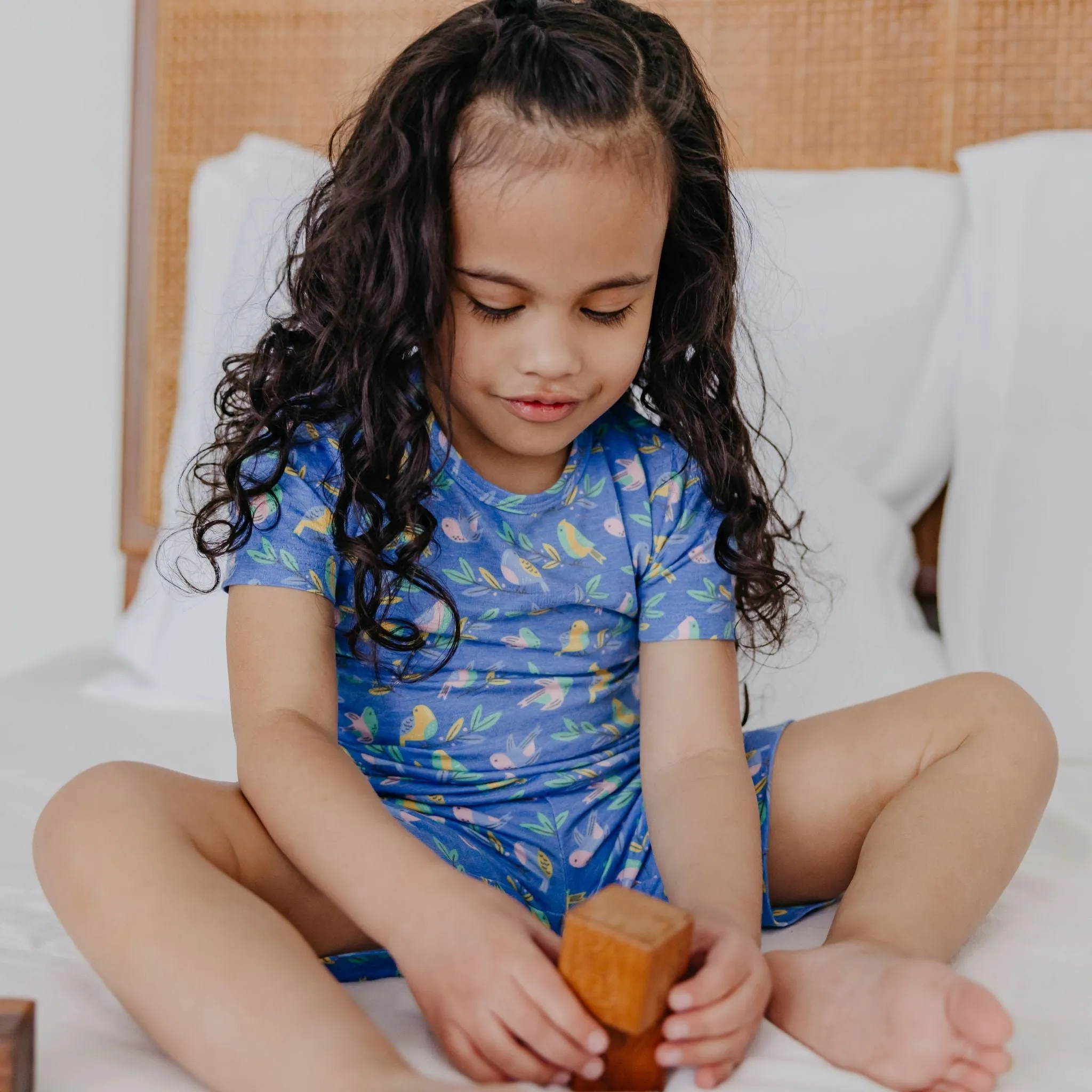 2pc Short Sleeve Pajama Set - Birdie