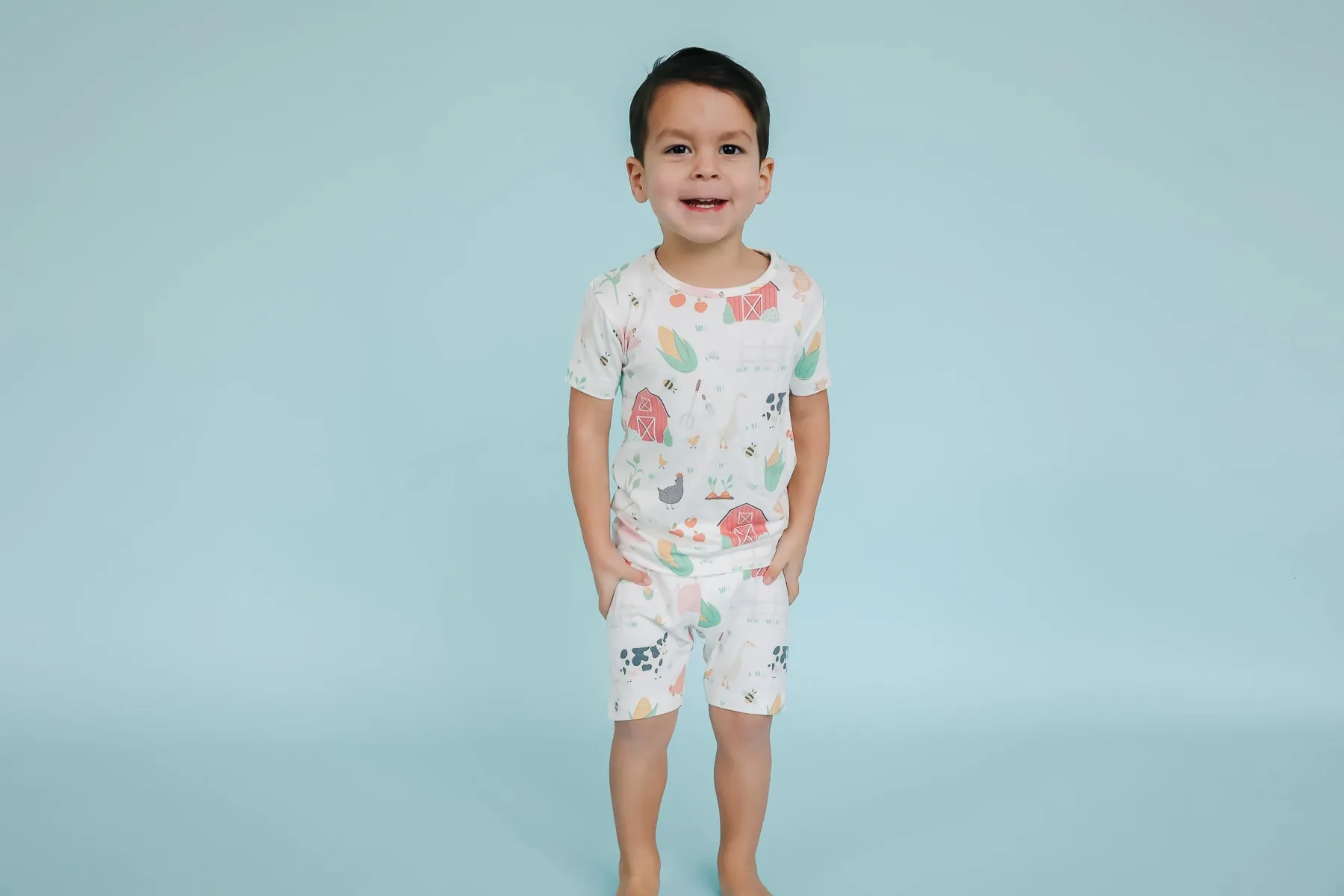 2pc Short Sleeve Pajama Set - Farmstead