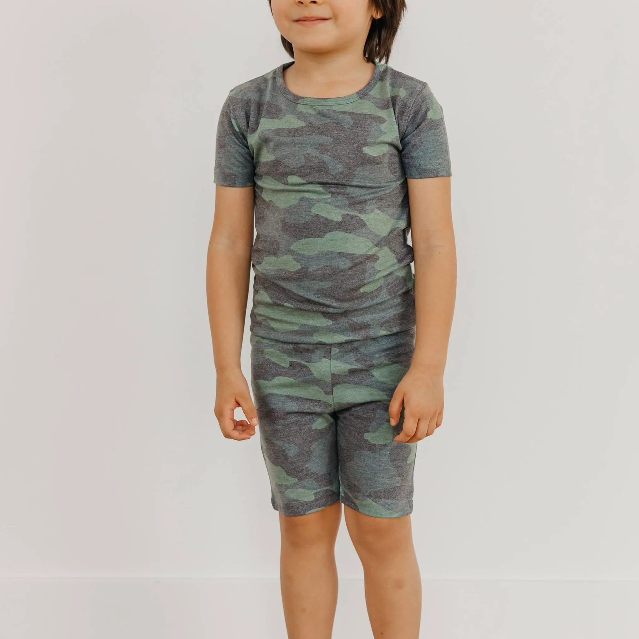2pc Short Sleeve Pajama Set - Hunter