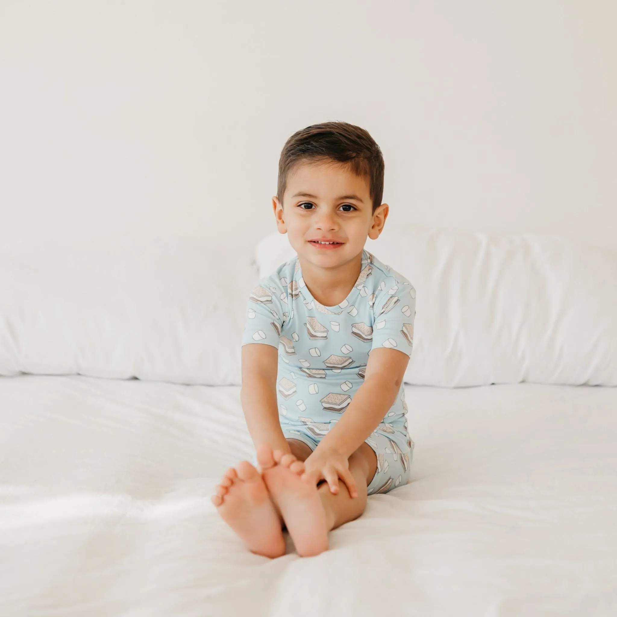 2pc Short Sleeve Pajama Set - S'mores