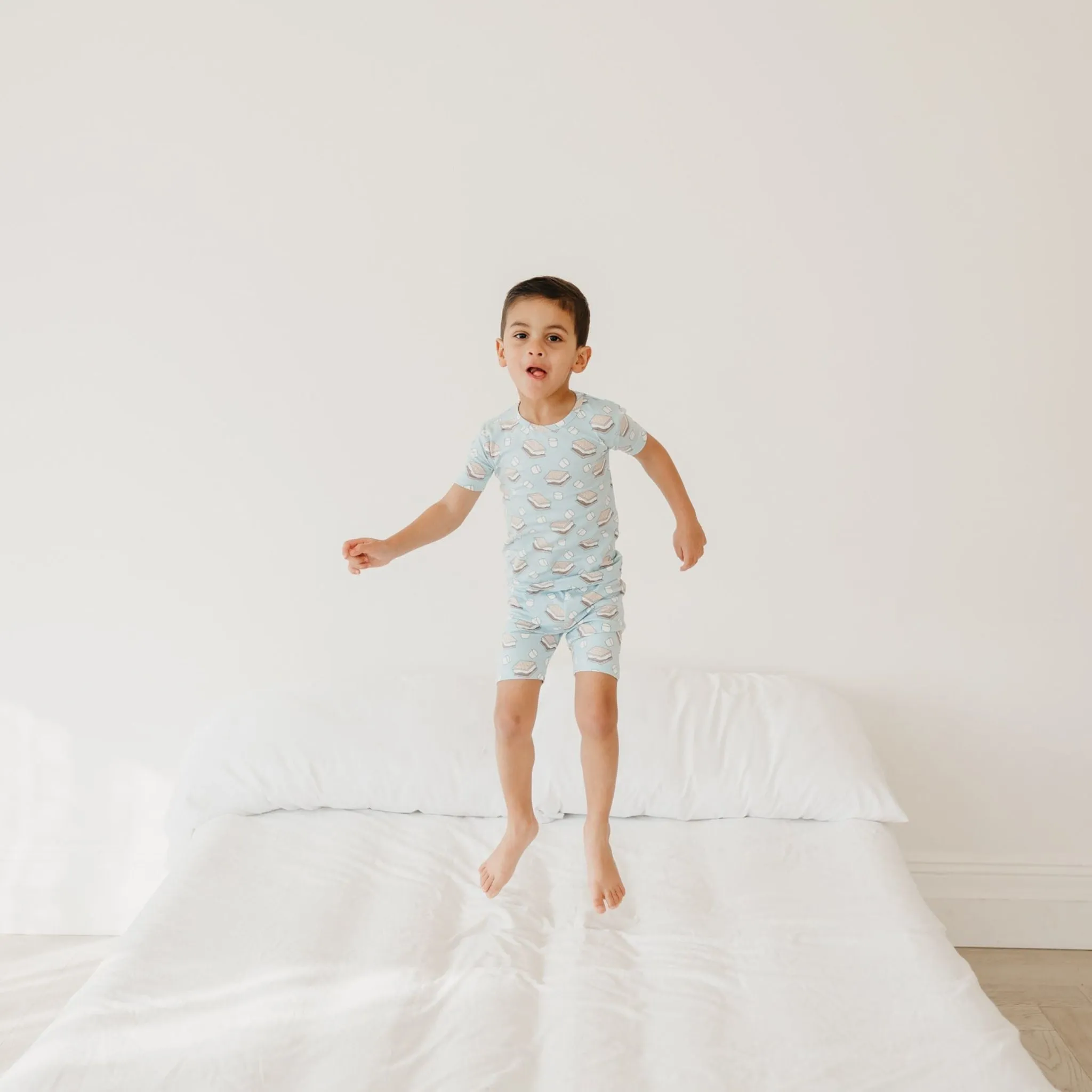 2pc Short Sleeve Pajama Set - S'mores