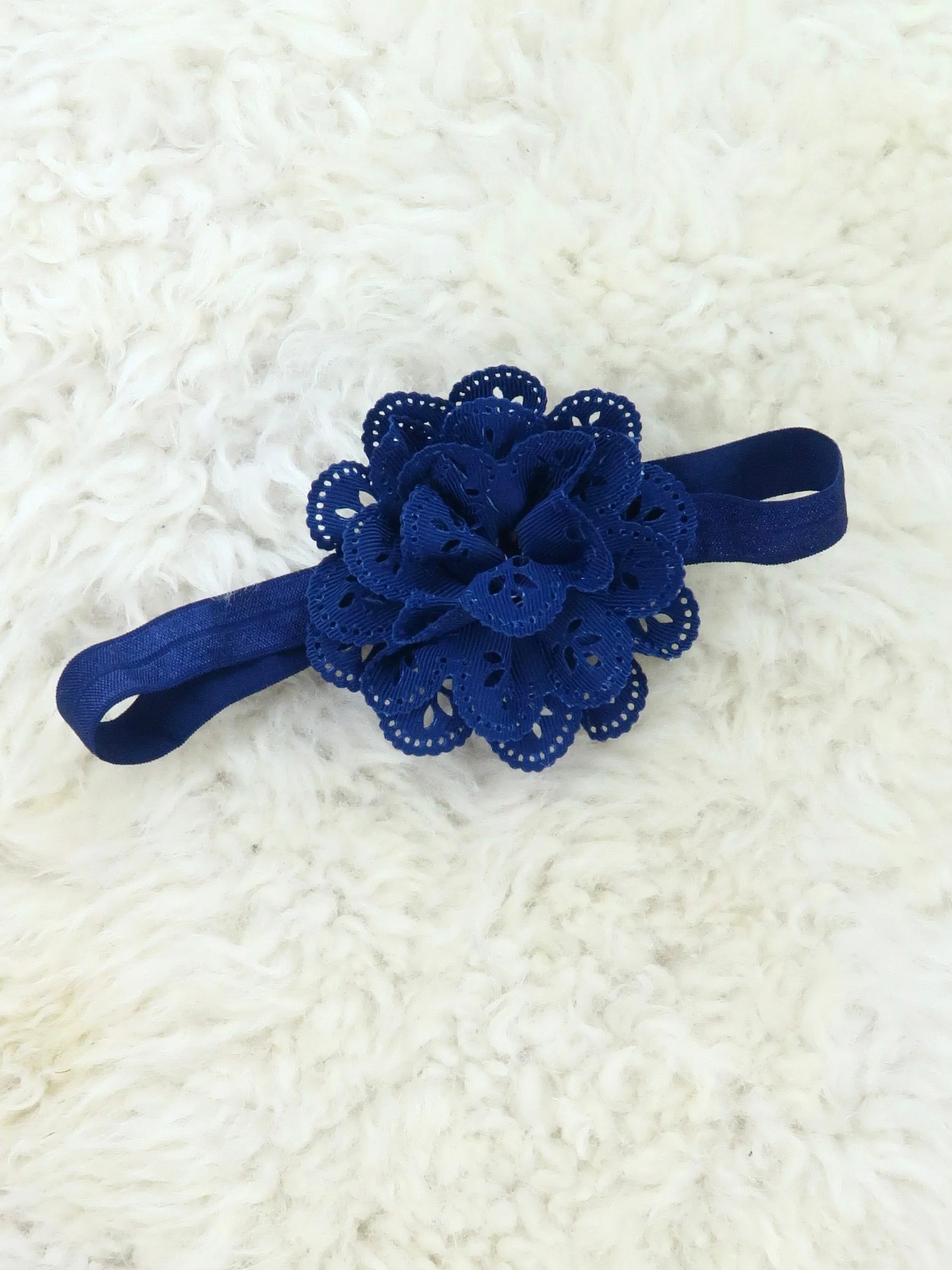 3 Inch Eyelet Lace Headband 9 Colors Available