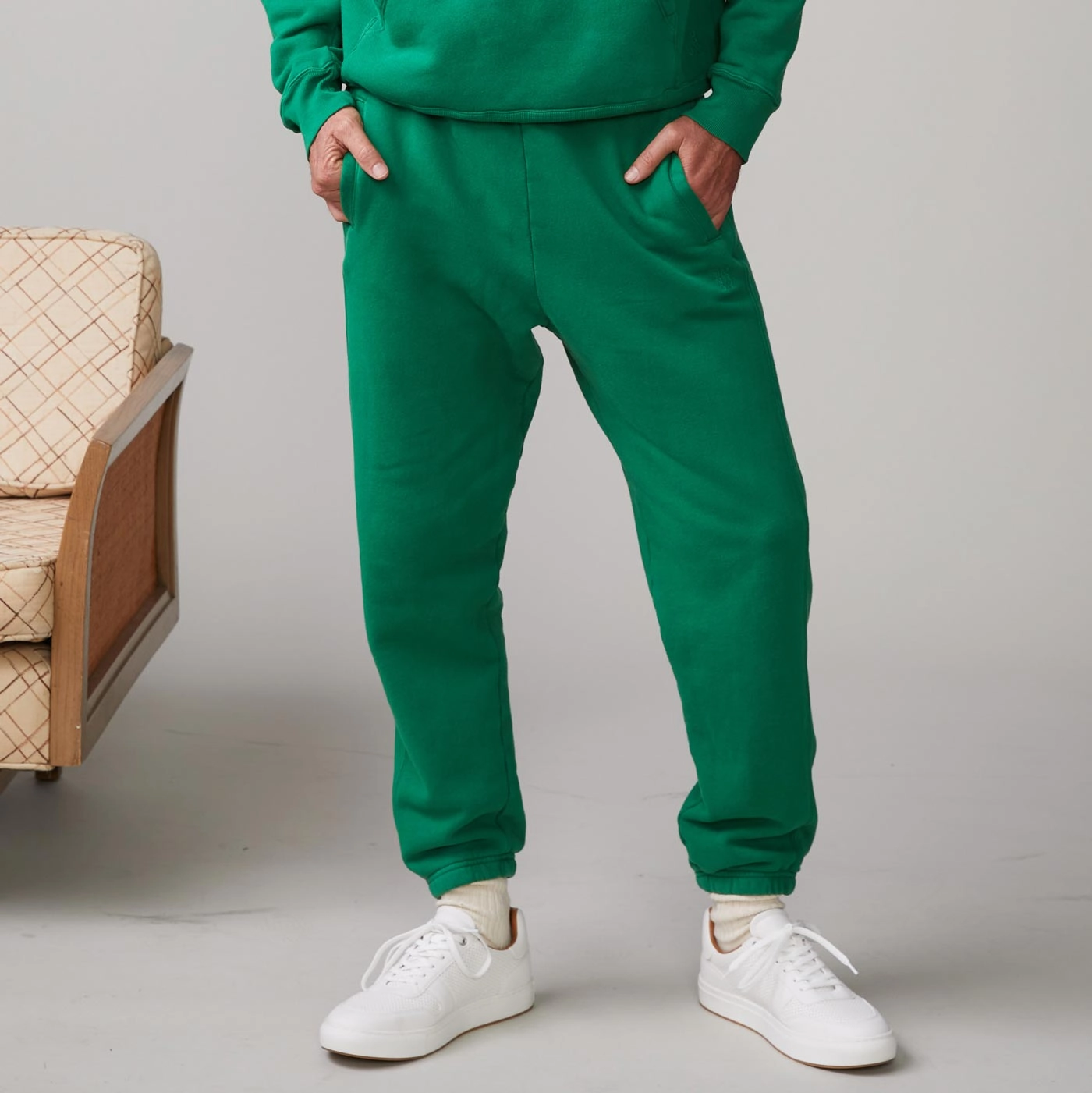 Tactile Soft Texture Non Restrictive Cut 70's Sweat