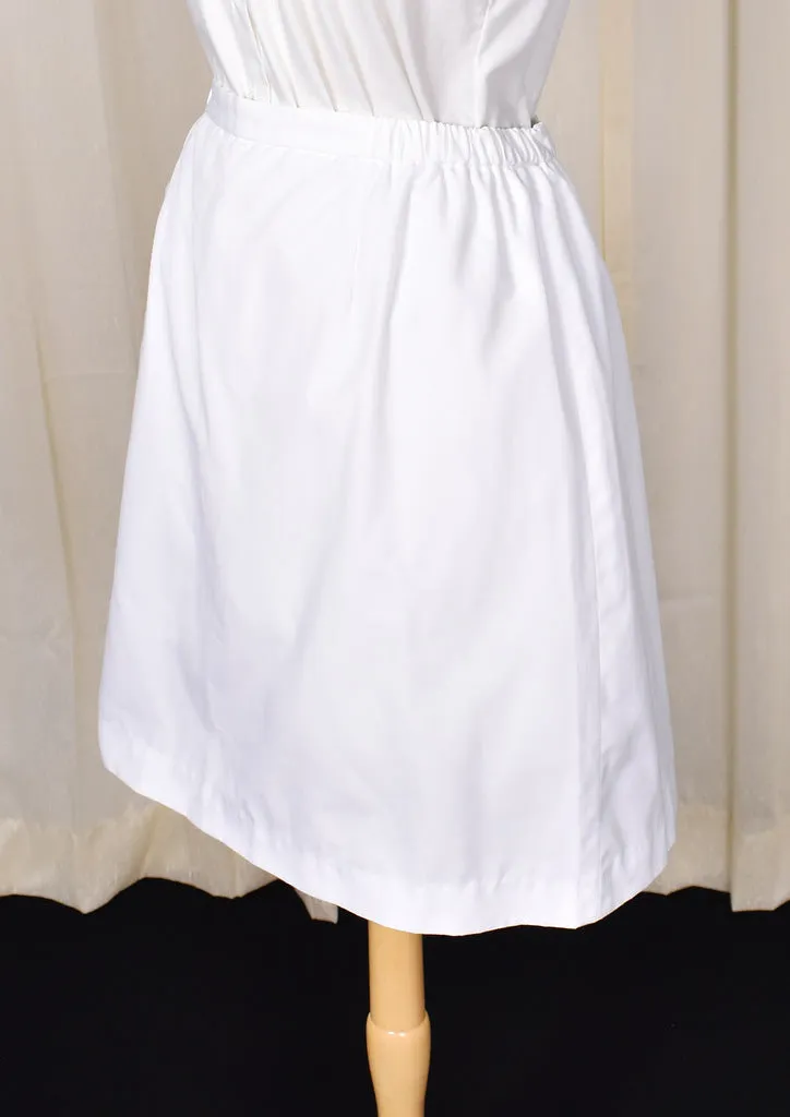 70s does 1960s Vintage White Skort