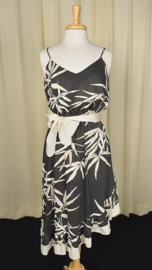 80s does 1950s Vintage Tropical Dress