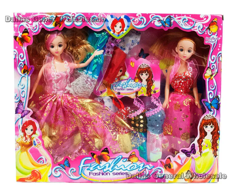 9 PC Girls Fashion Doll Closet Play Set Wholesale