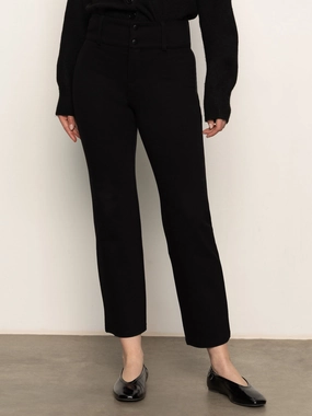90's Straight Legging Black Fit Motion Soft Material 90's Straight Legging Black