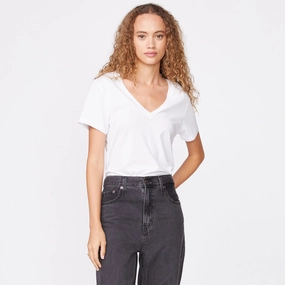 90's V Neck Hypoallergenic fabric 90's V Neck TwillWeave Double Stitched Seams