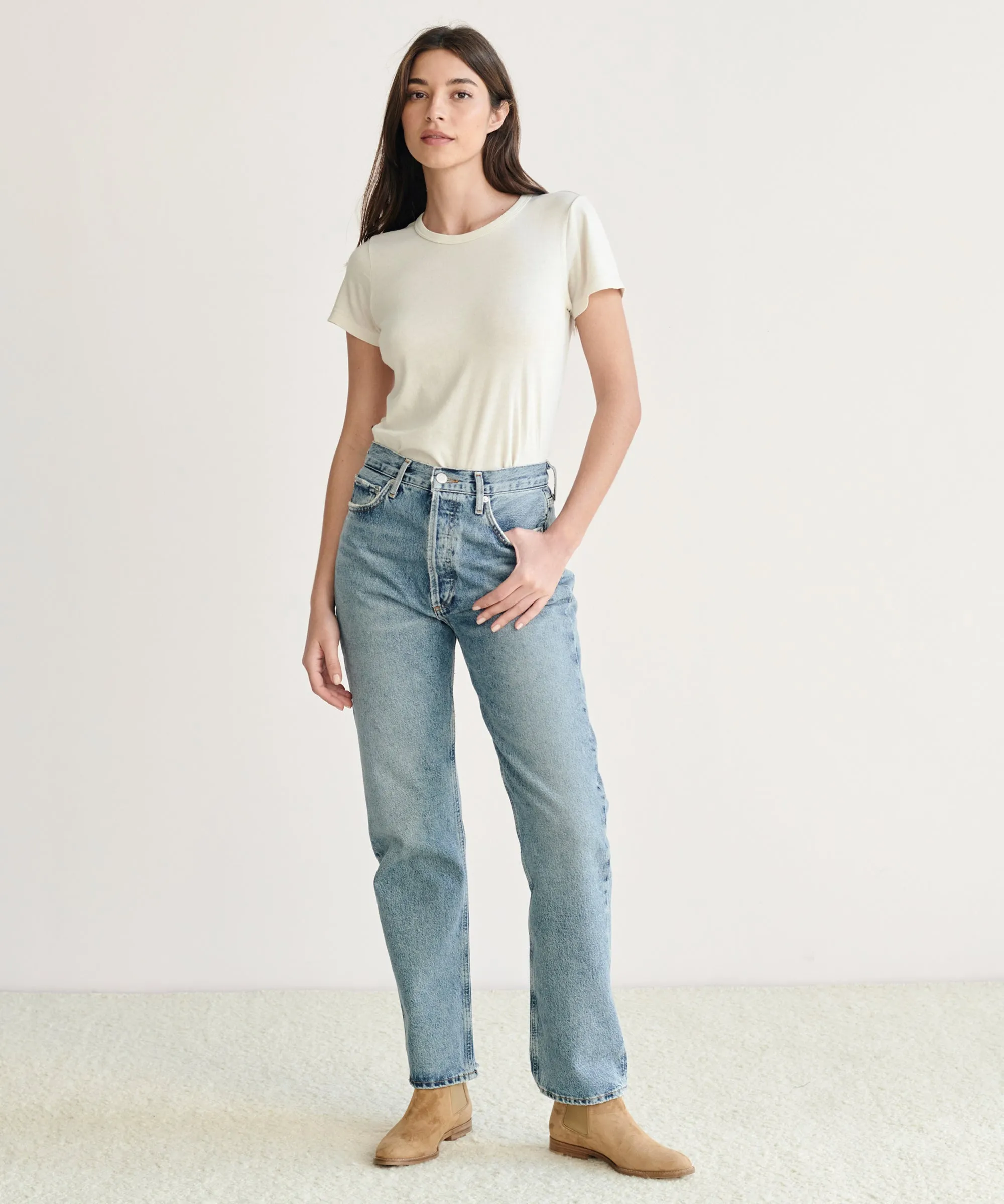 NonIrritatingEdges Reversible Layering Tech 90's Pinch Waist Jean