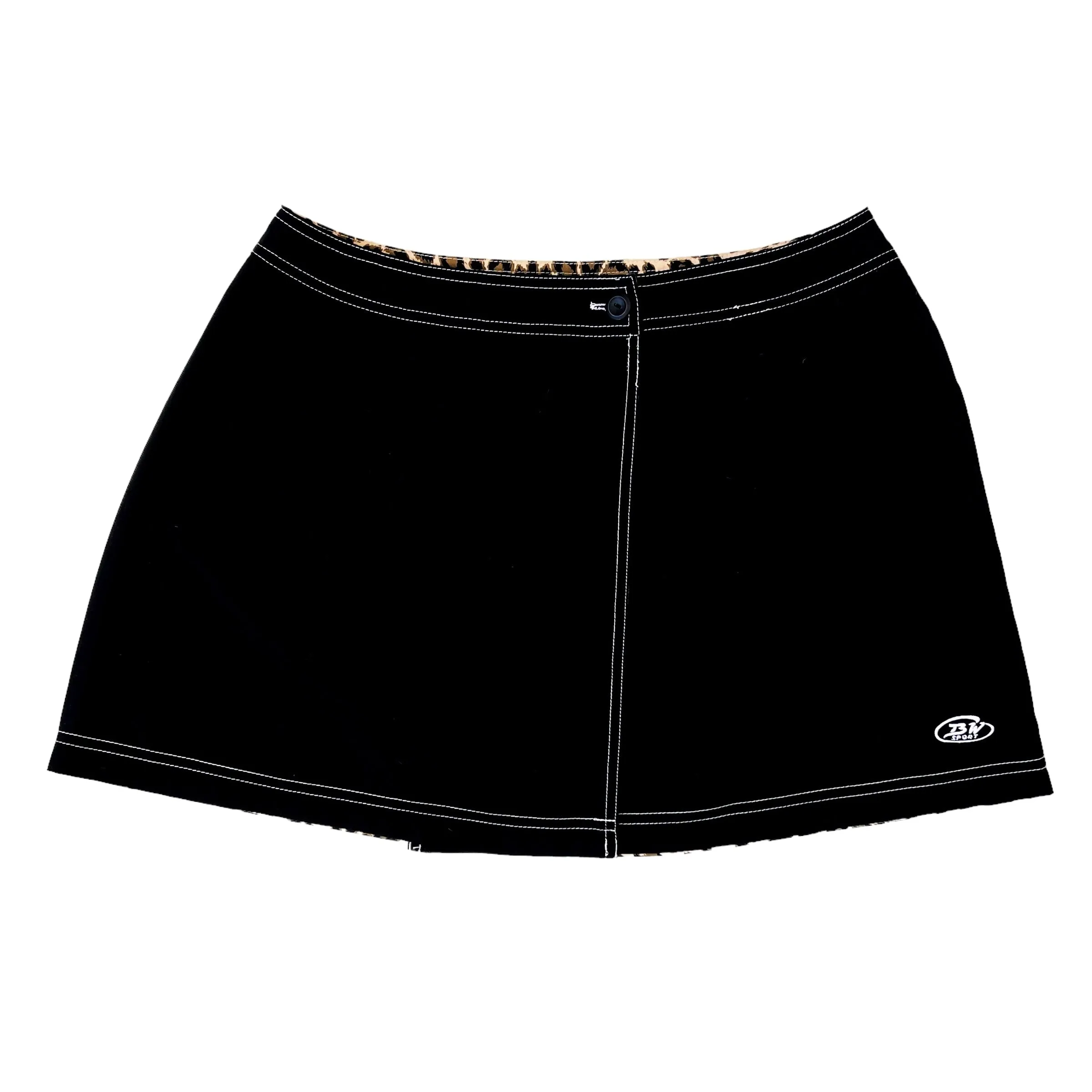 90s Reversible Sporty Wrap Skirt (L)