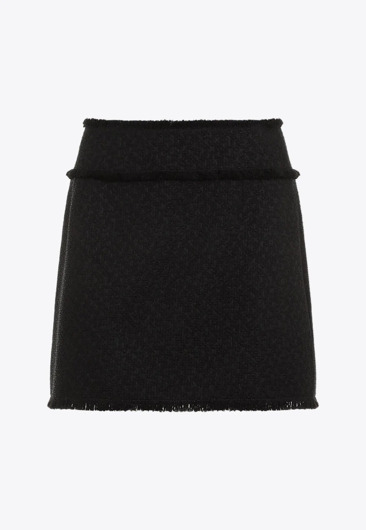 A-line Knitted Mini Skirt