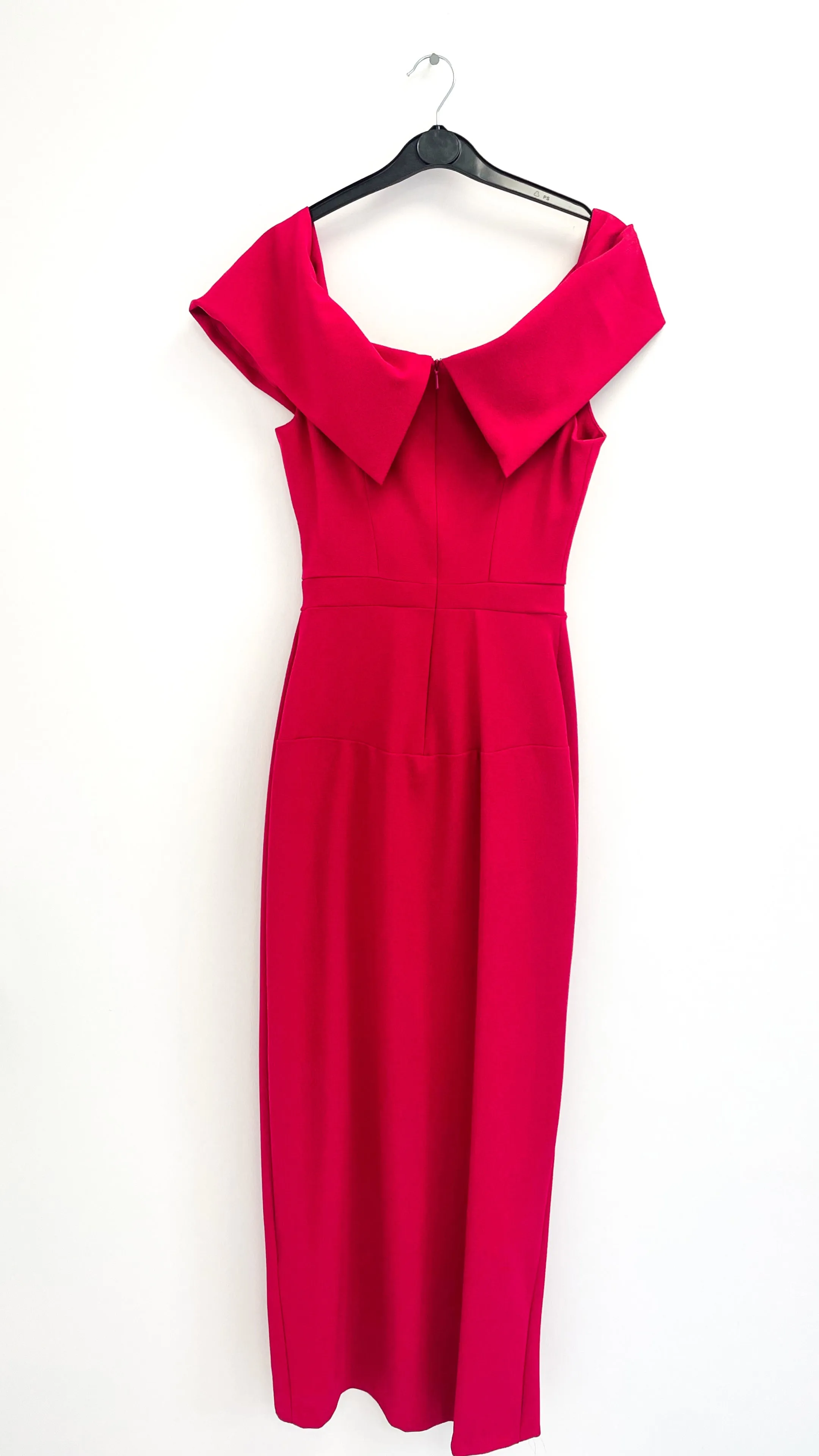 A1808 Vegas Pink Wrap Skirt Dress