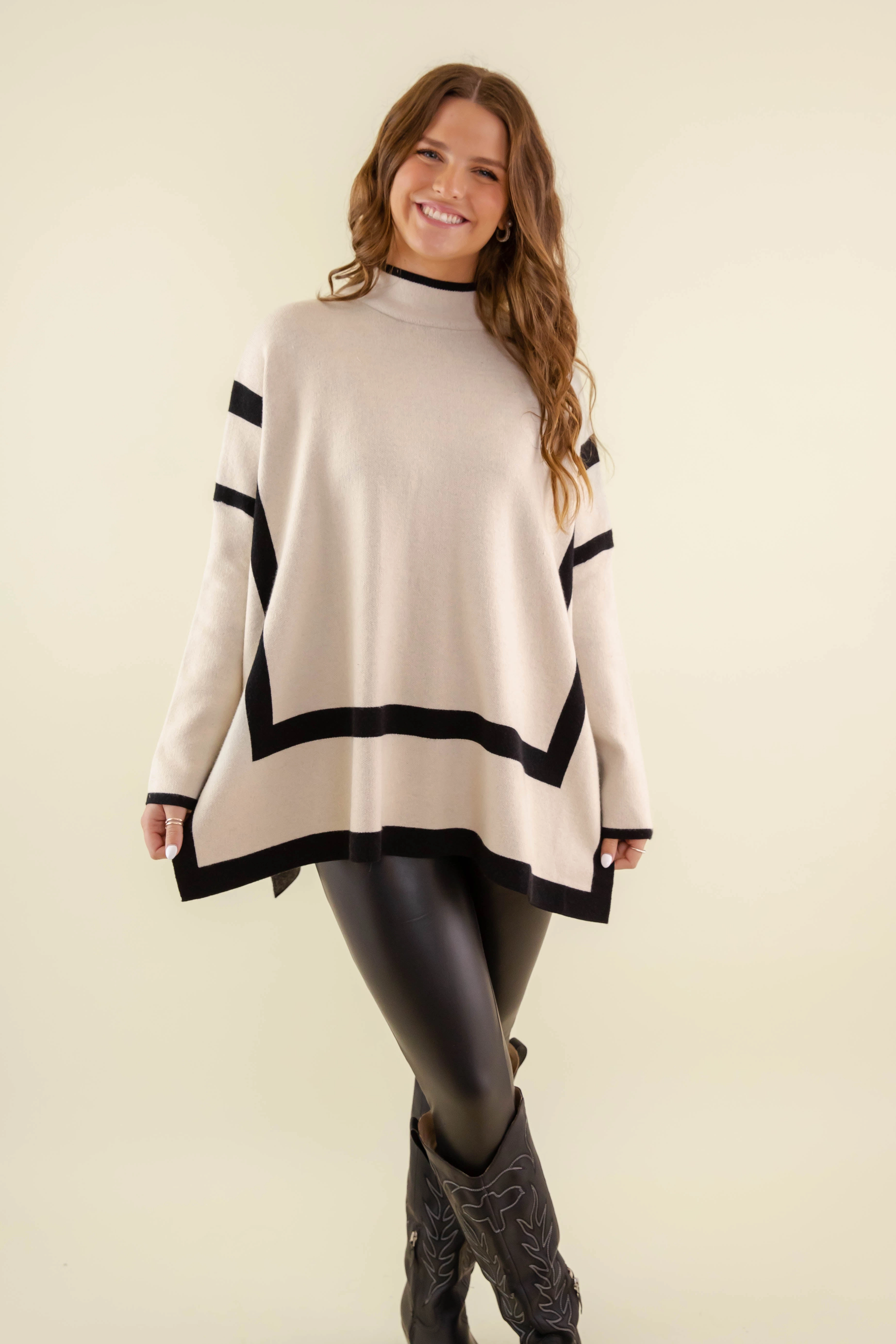 ArticulatedElbowShaping Chic Tee A Serious Game Sweater-Oatmeal
