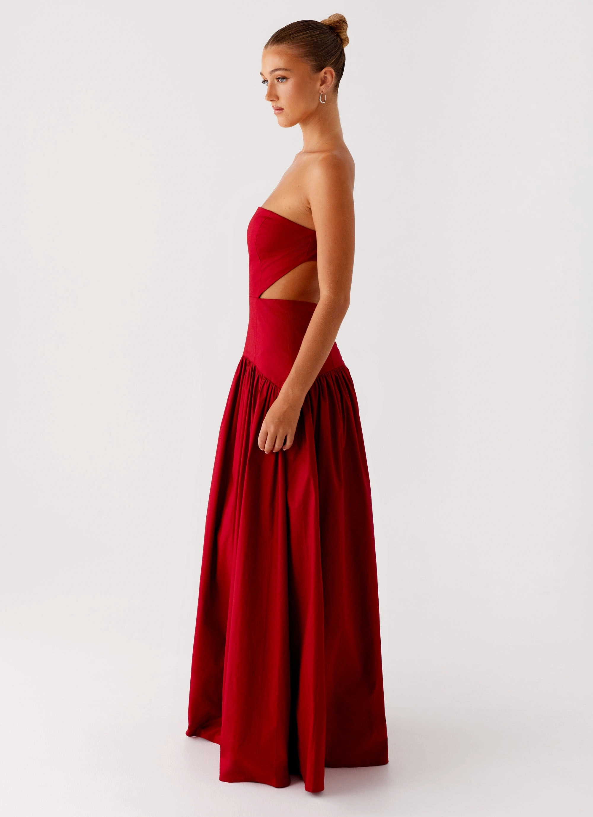 Skin Tone Day Fit Aamari Maxi Dress - Red