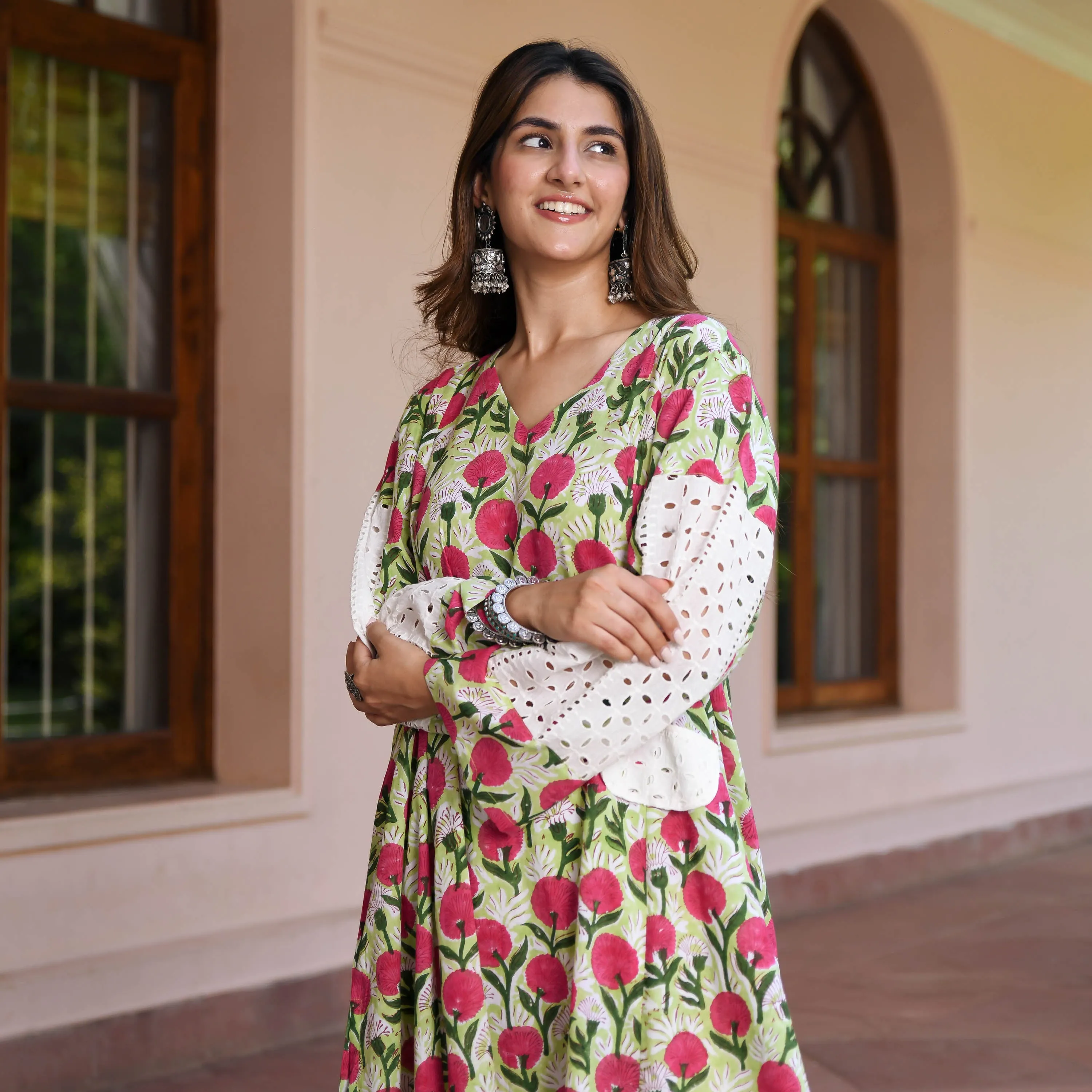 Aanya Floral Kurta Set