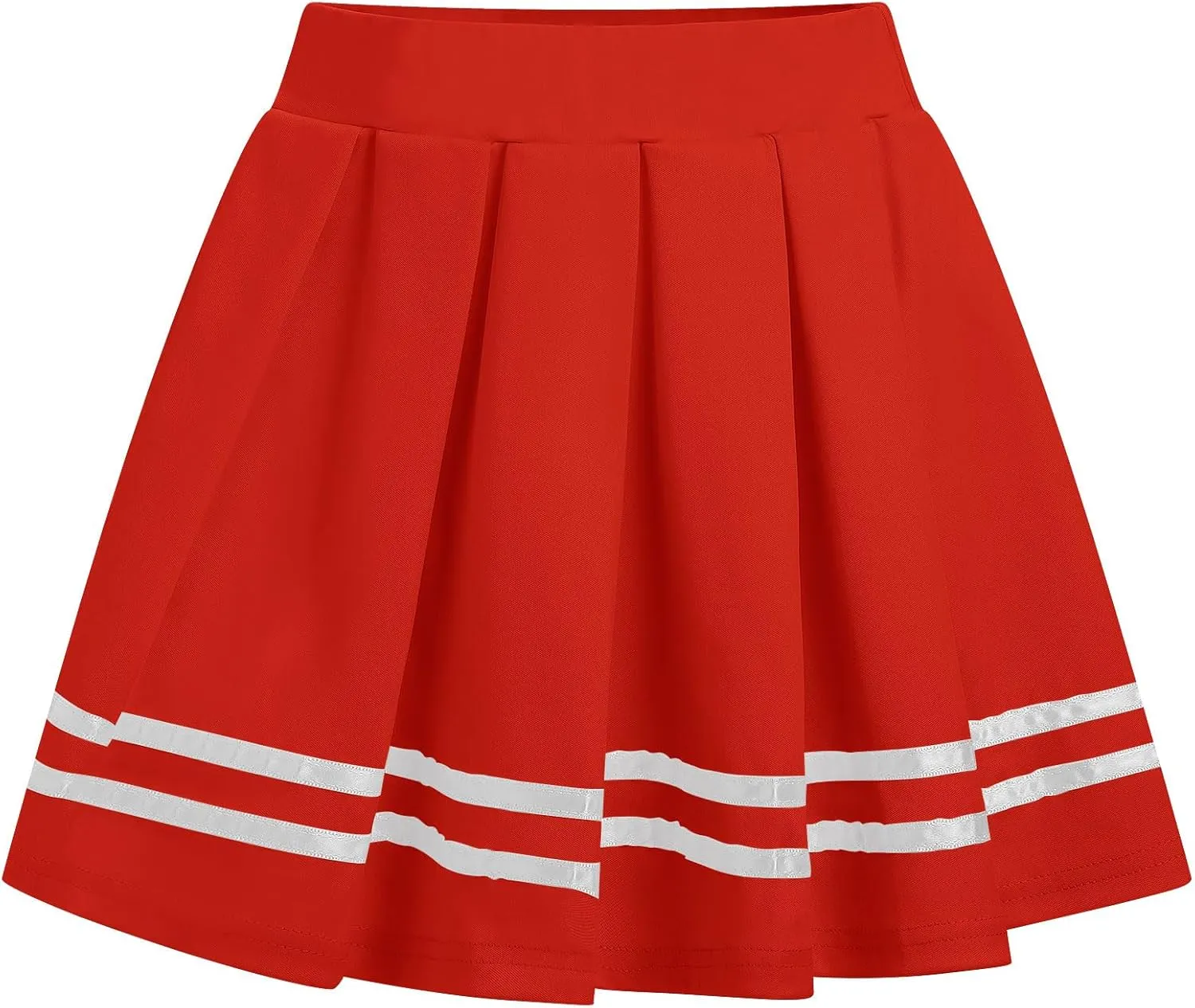 ABAFIP Women's Pleated Mini Skirt High Waist A-Line Skater School Cheer Uniform Tennis Short Skirts