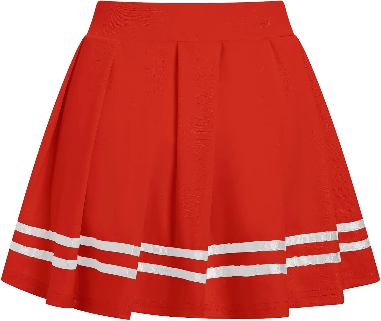 ABAFIP Women's Pleated Mini Skirt High Waist A-Line Skater School Cheer Uniform Tennis Short Skirts