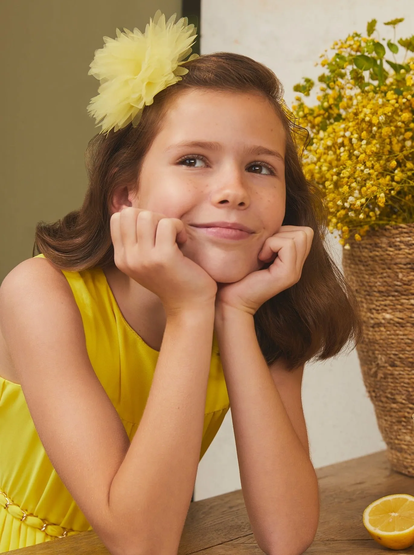 Abel & Lula Flower Hair Clip _ 5409-89
