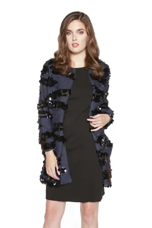 Abrasion Resistant Surface Imogen Coat - Midnight Navy Breathable Lining Design Bonded Fabric Imogen Coat - Midnight Navy