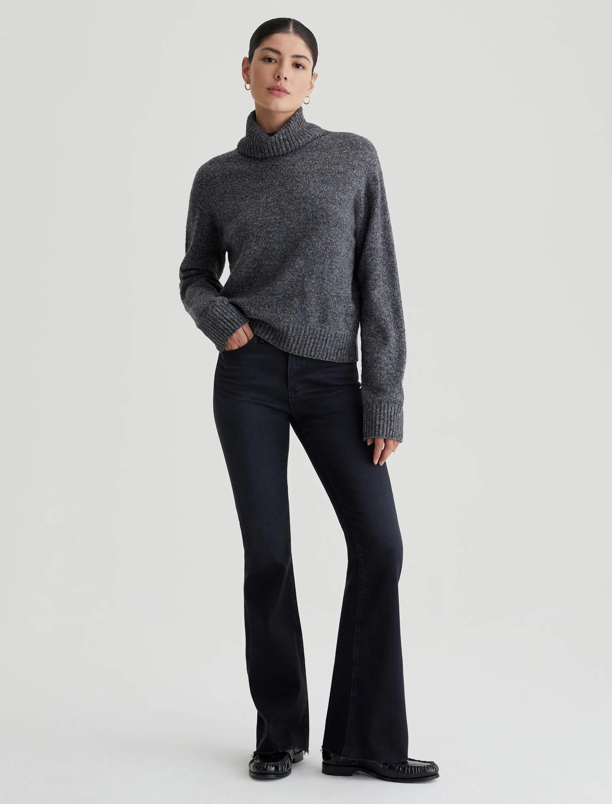 AG Jeans Farrah Boot High Rise Jeans- 4 Years Discord Soft Stretch