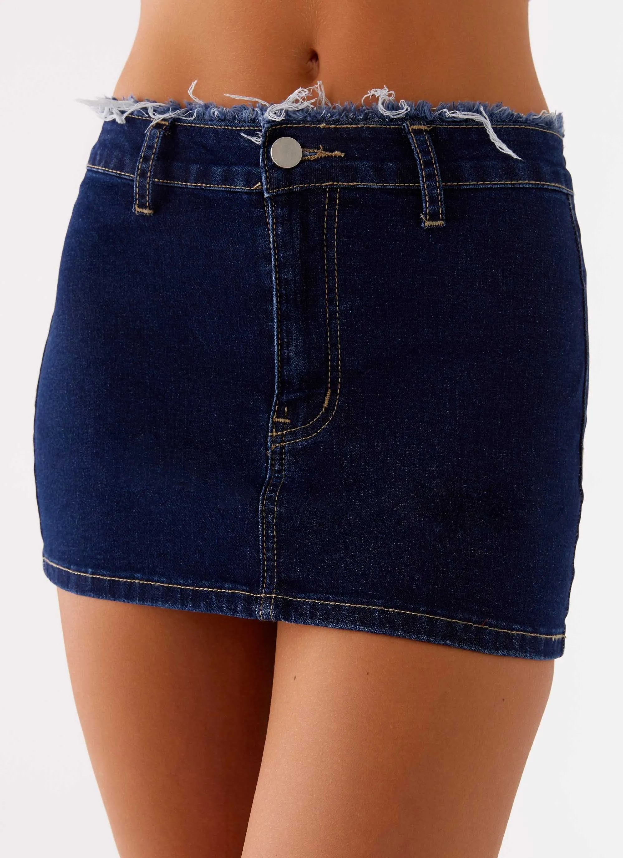 Kirryn Micro Skirt - Raw Blue Flexible Motion RegularFit