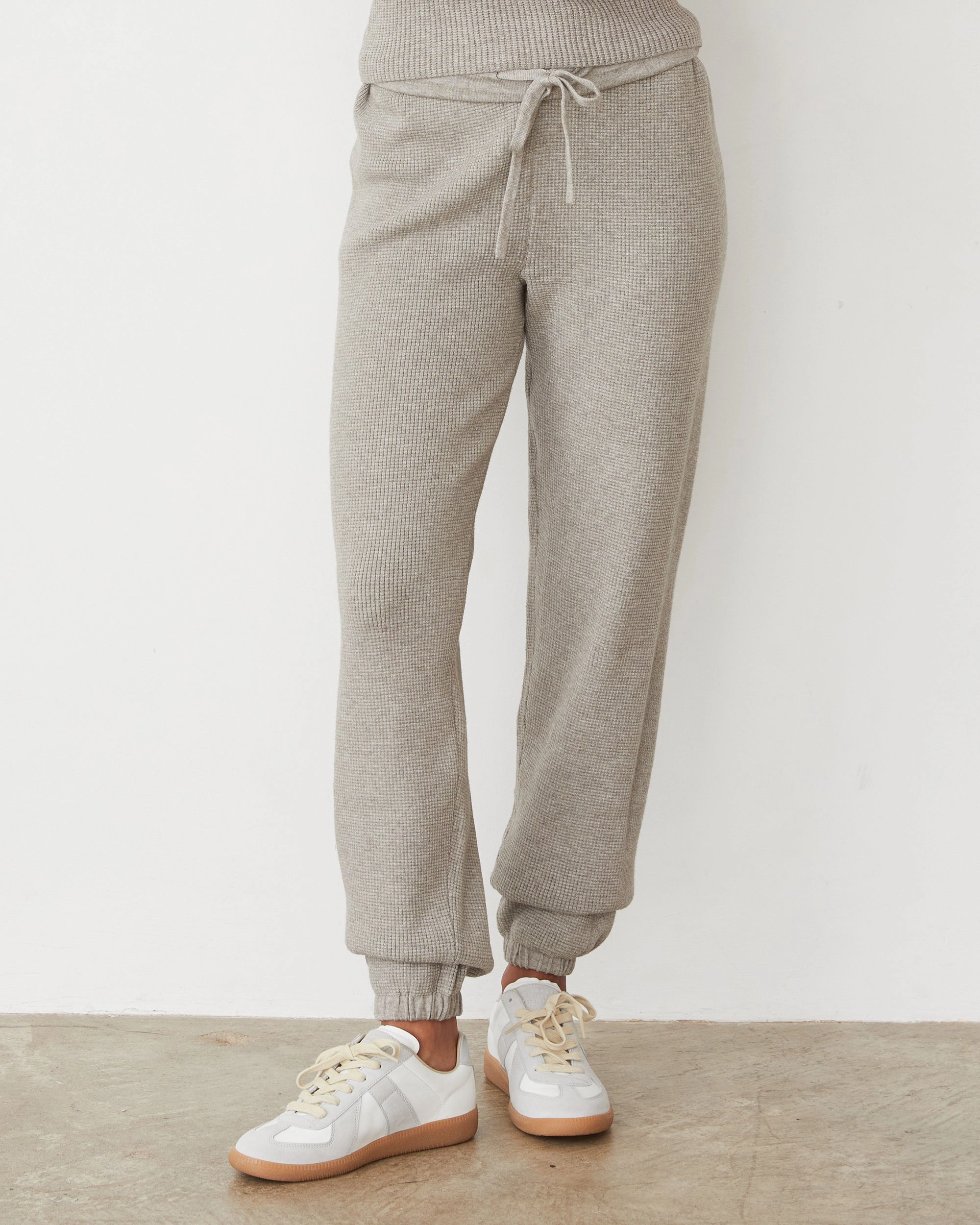 TaperedLeg Smooth Fit Lining Softknit Rib Waffle Oversized Sweat