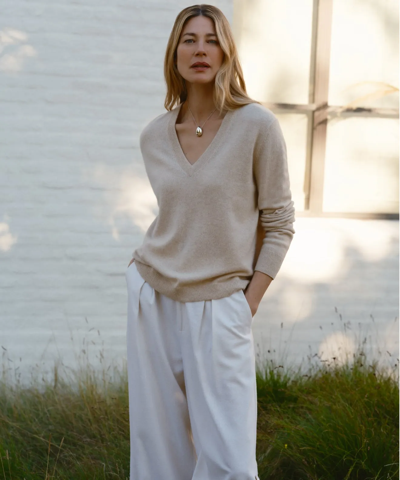 Flynn Cashmere Sweater Heat Regulating Fabric