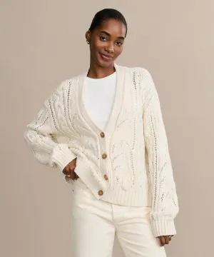 Light material AdvancedAirflowChannels Audrey Cardigan