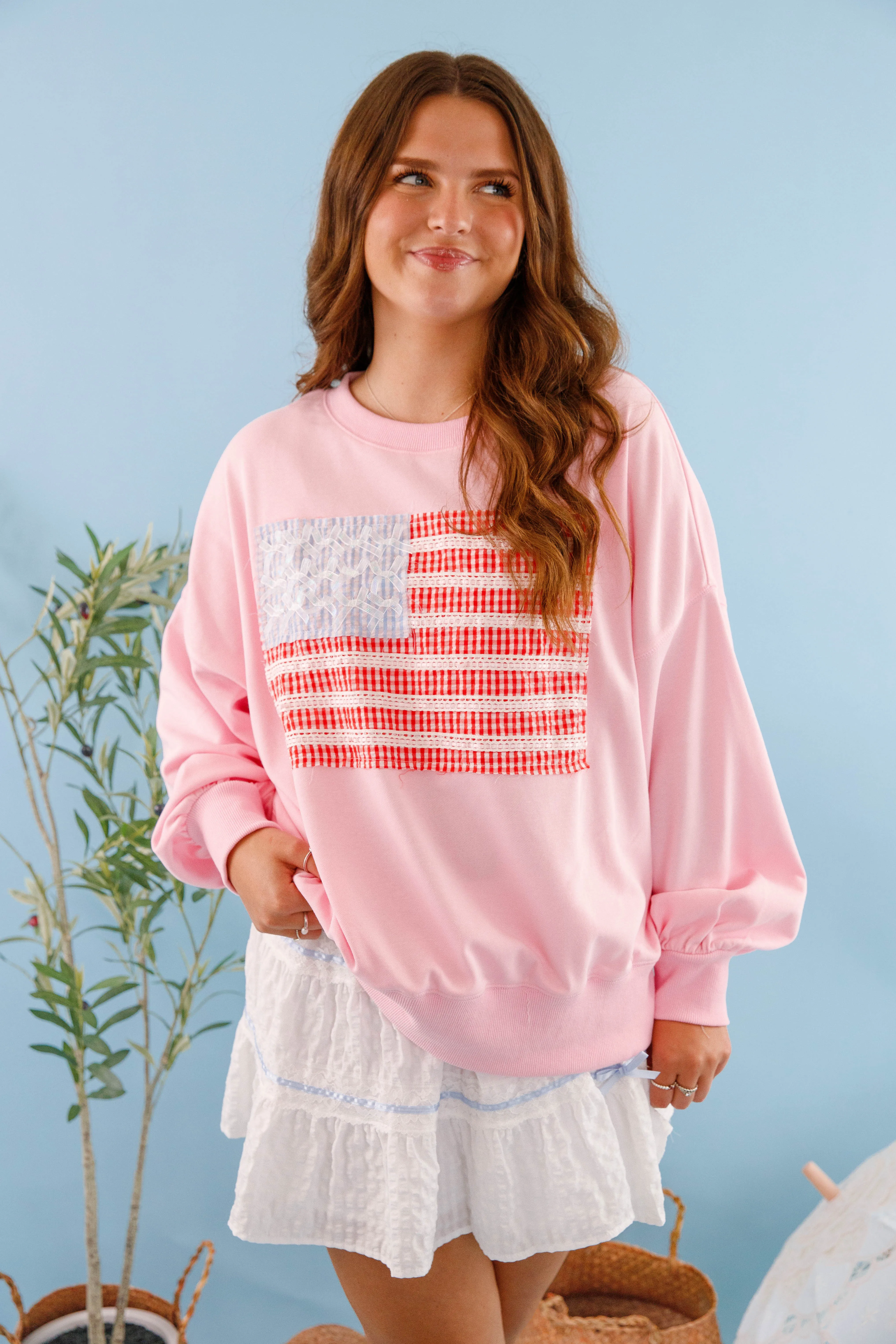 America's Sweetheart Pullover-Pink Earthy Tone Colorways
