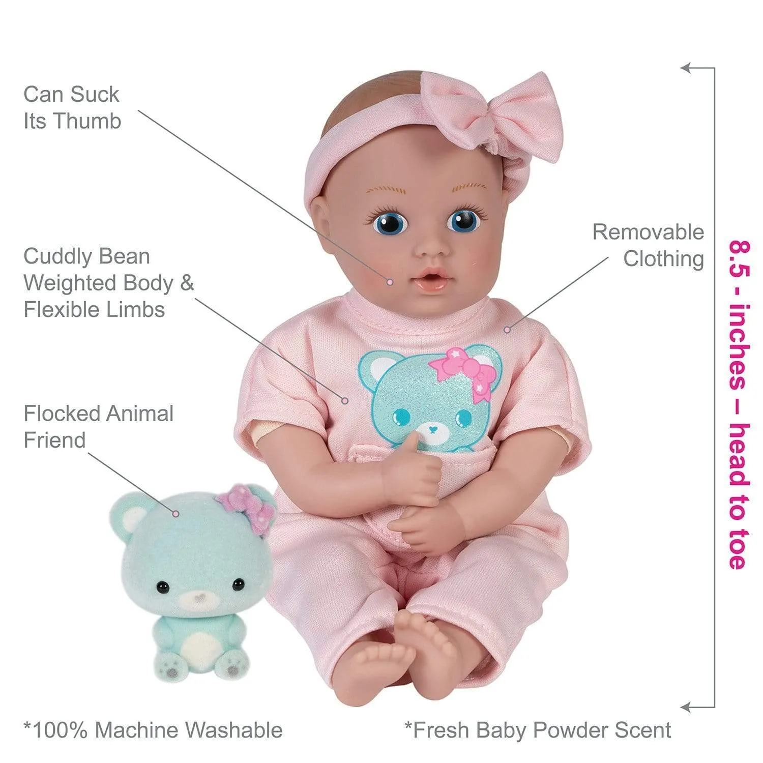 Adora Be Bright Baby Doll Set Tots & Friends Baby Bear
