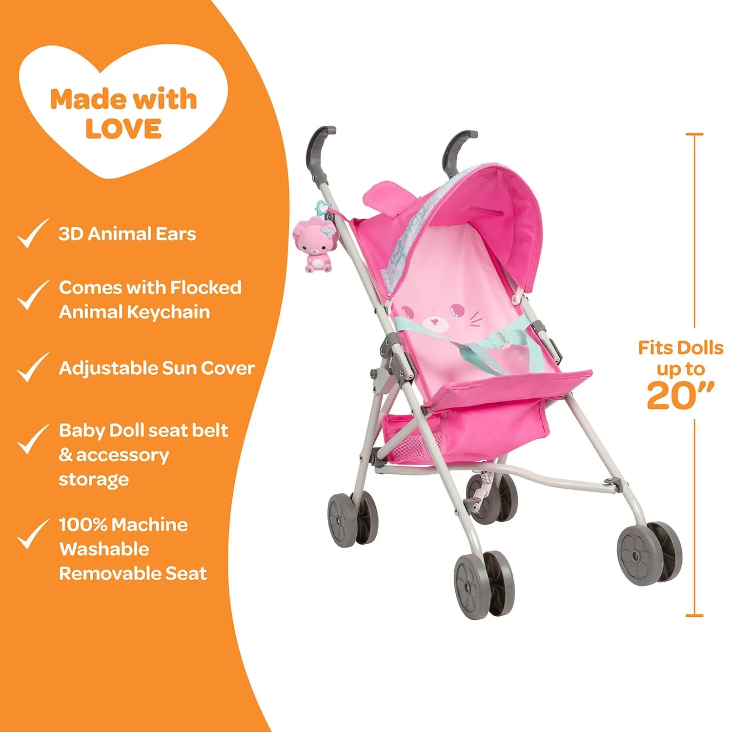Adora Be Bright Baby Doll Stroller - Lion