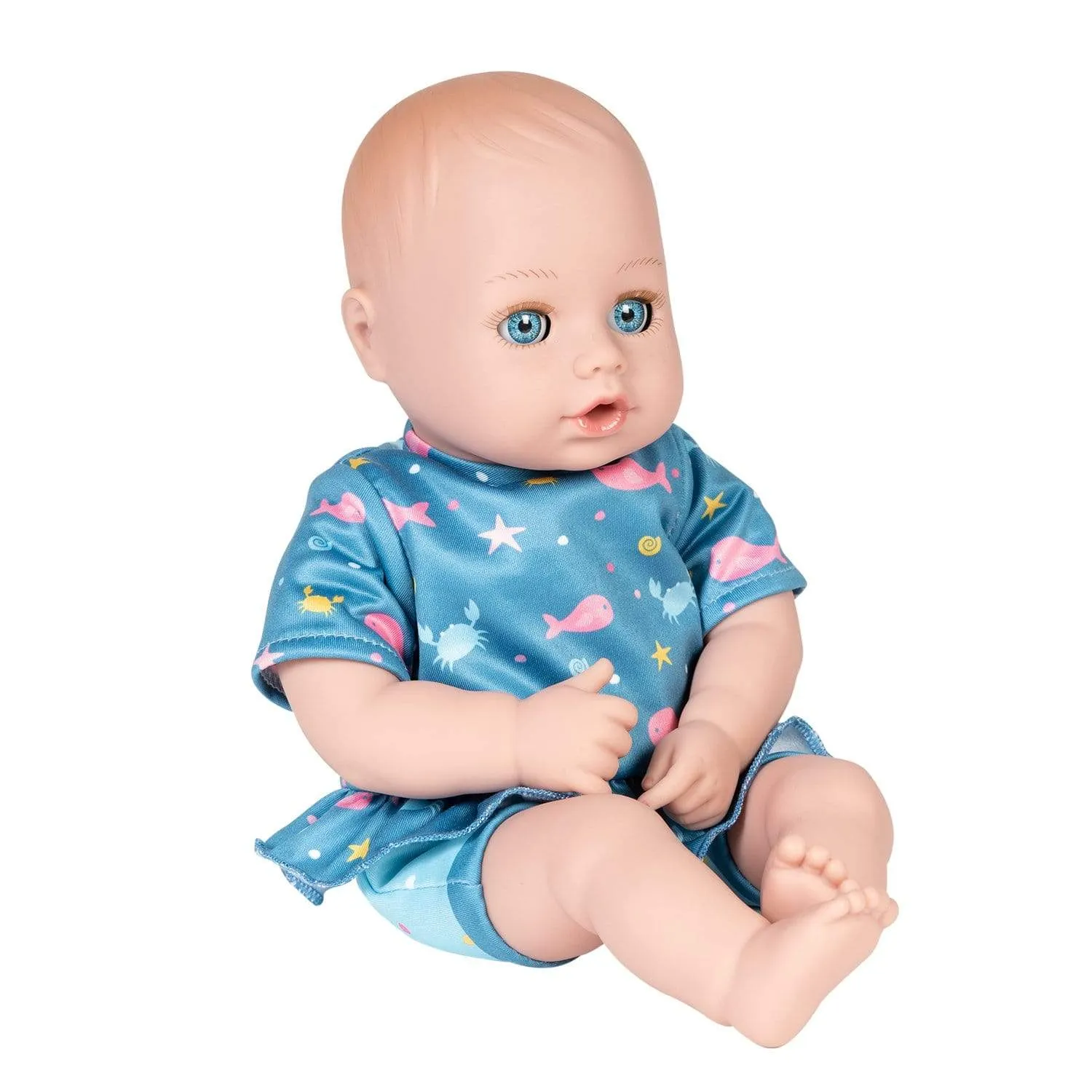 Adora Beach Baby Doll with Sun-Activated Freckles, Clothes & Accessories Set - Baby Sunny