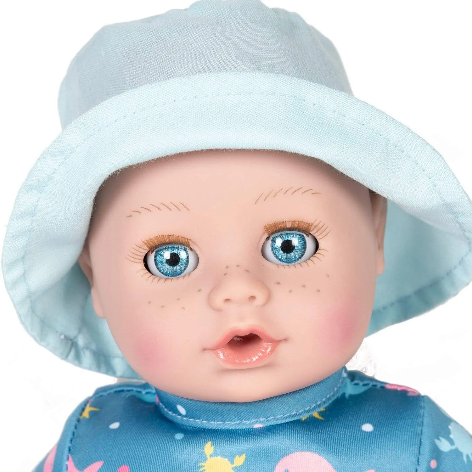 Adora Beach Baby Doll with Sun-Activated Freckles, Clothes & Accessories Set - Baby Sunny