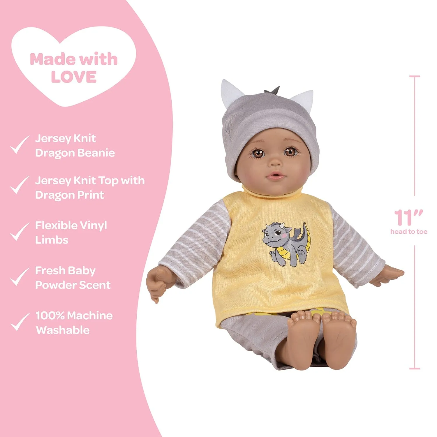 Adora Little Love Baby Doll, Clothes & Accessories Set - Cutie Dragon
