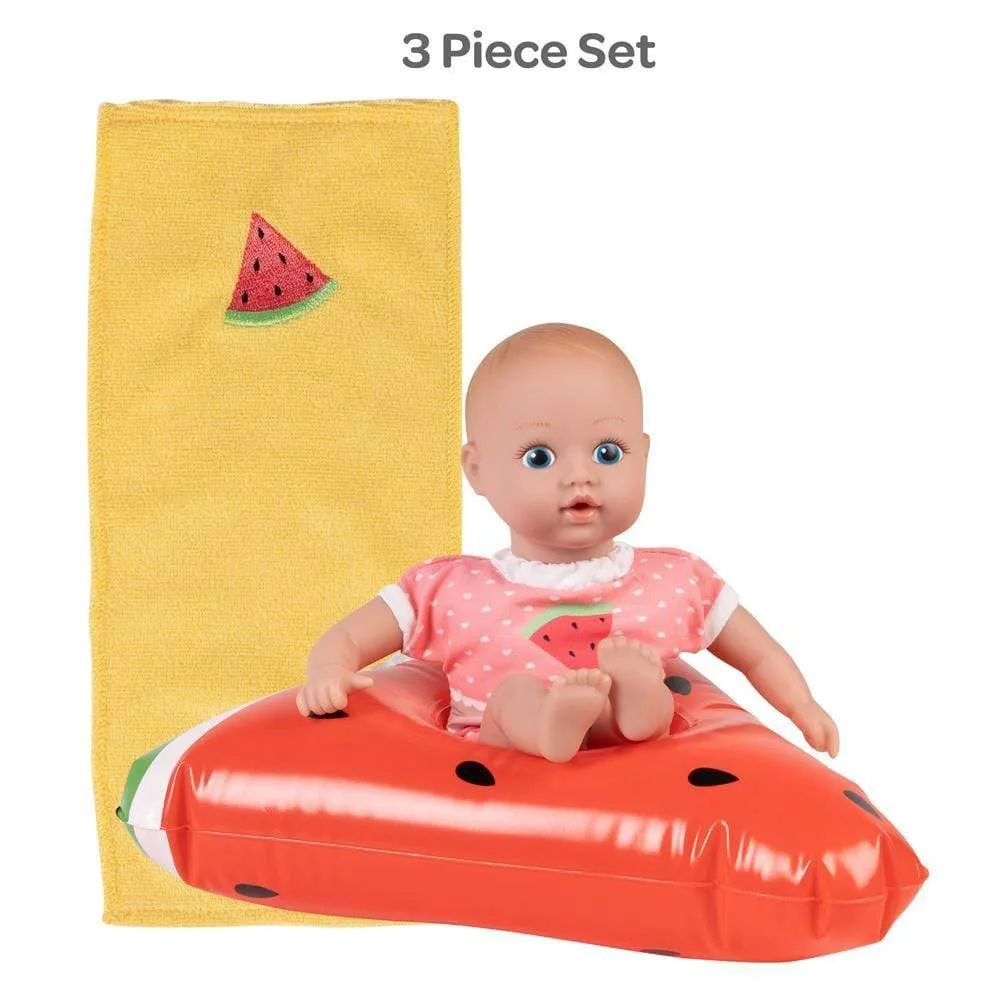 Adora SplashTime Baby Doll, Doll Clothes & Accessories Set - Fresh Watermelon