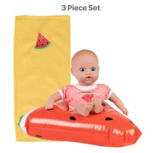 Adora SplashTime Baby Doll, Doll Clothes & Accessories Set - Fresh Watermelon