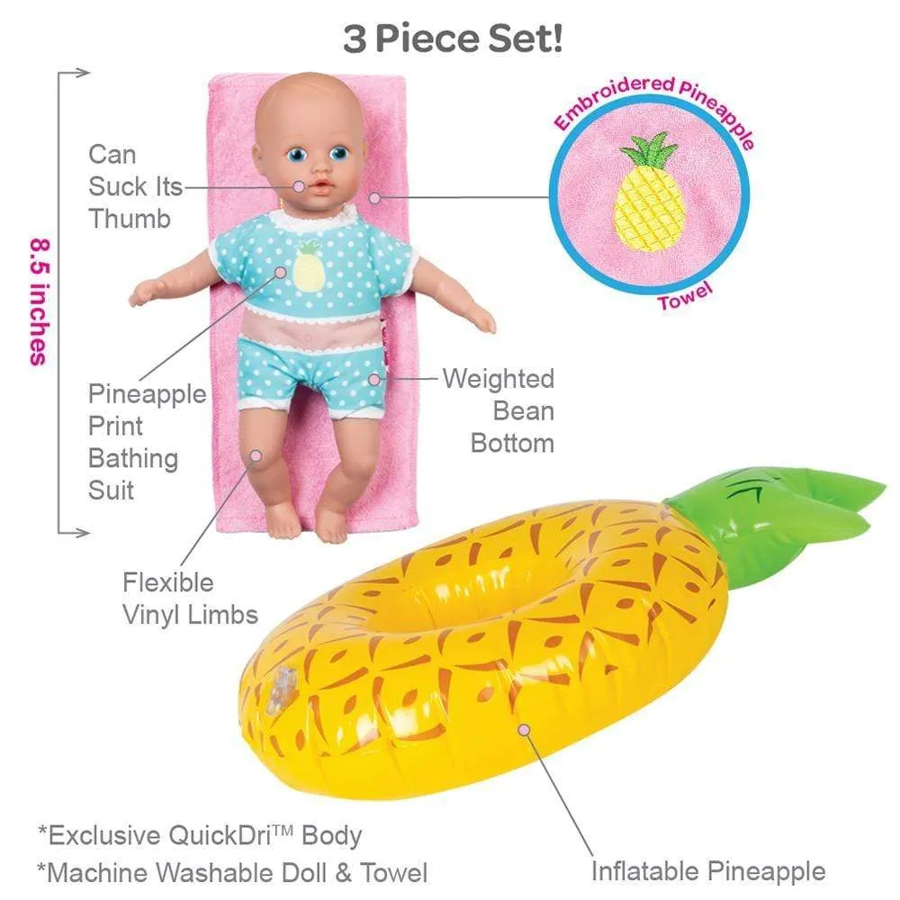 Adora SplashTime Baby Doll, Doll Clothes & Accessories Set - Sweet Pineapple