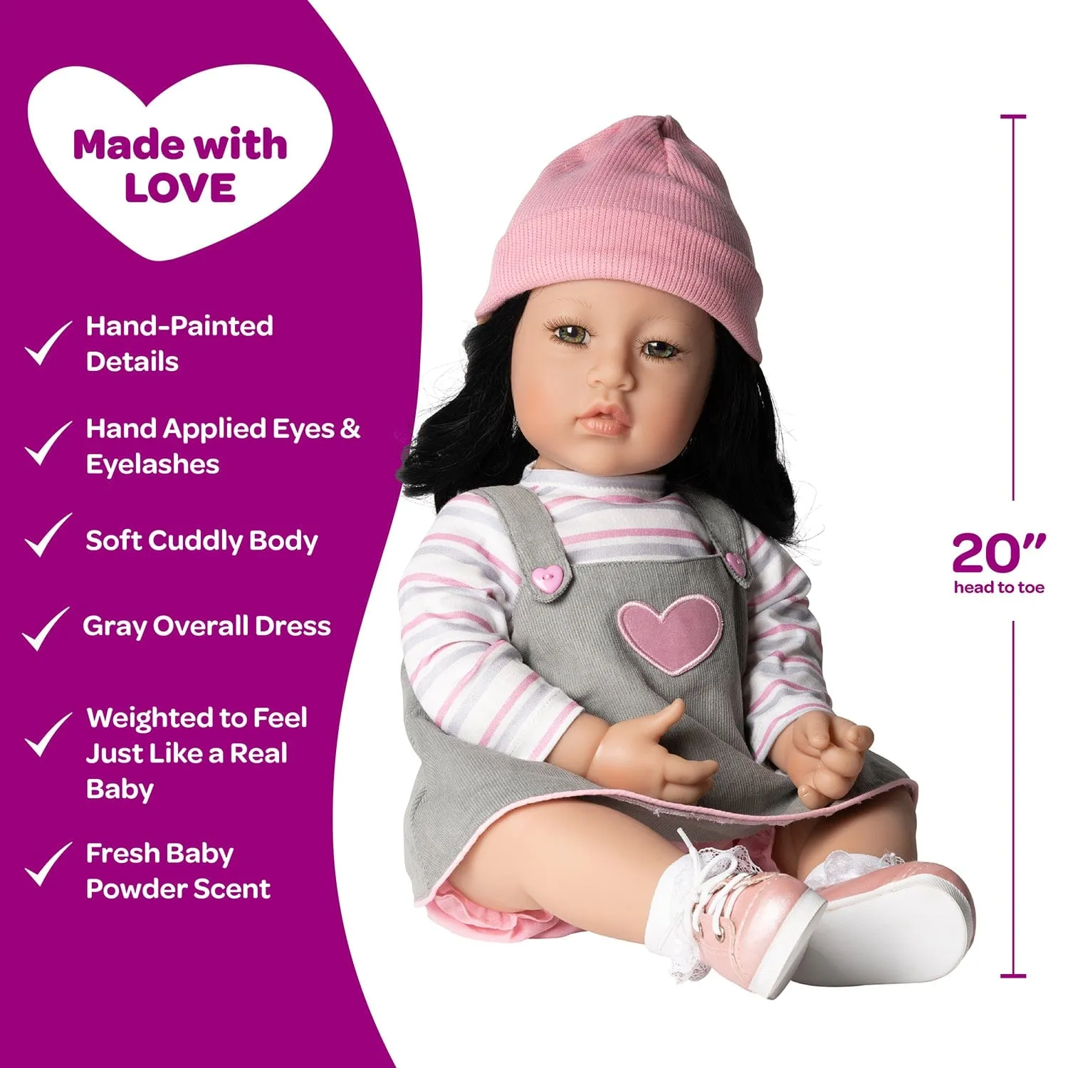 Adora Toddlertime Girl Power Baby Doll, Doll Clothes & Accessories Set