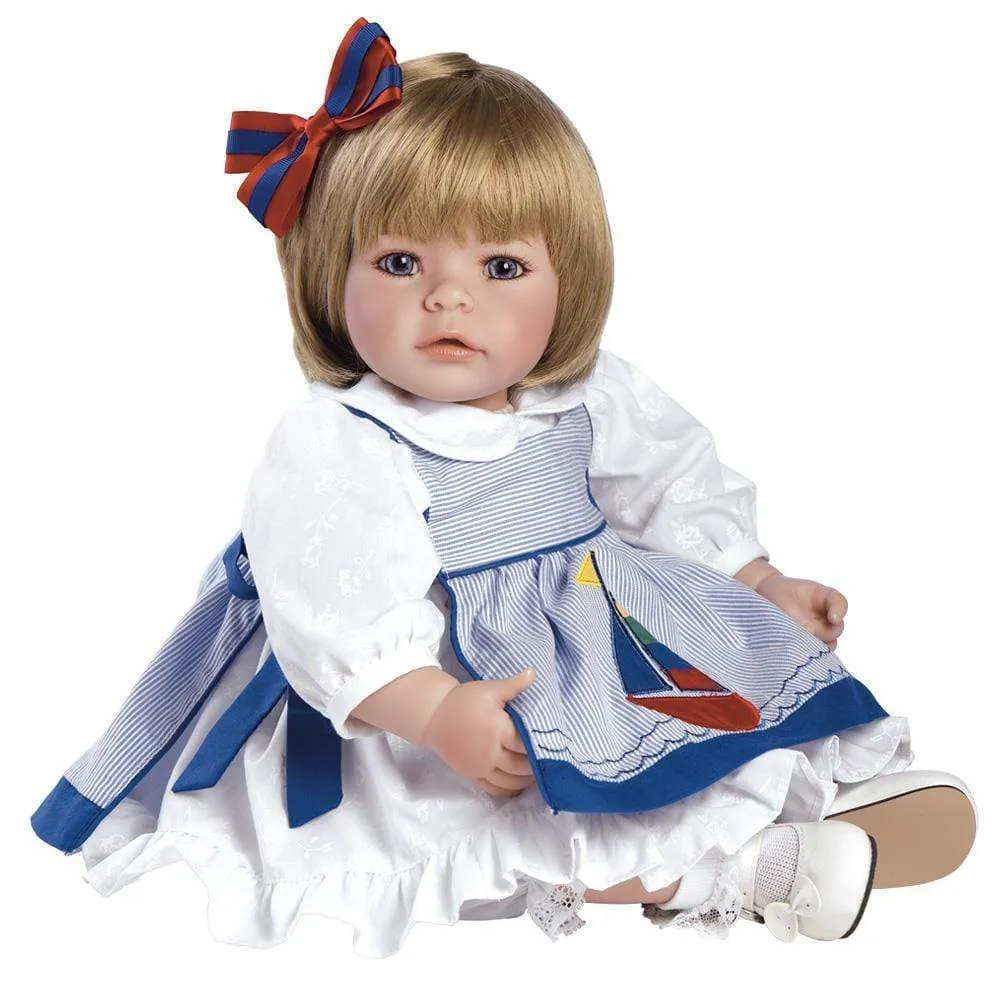 Adora Toddlertime Pin-A-Four Seasons Baby Doll Set with 4 Doll Dresses & Accessories