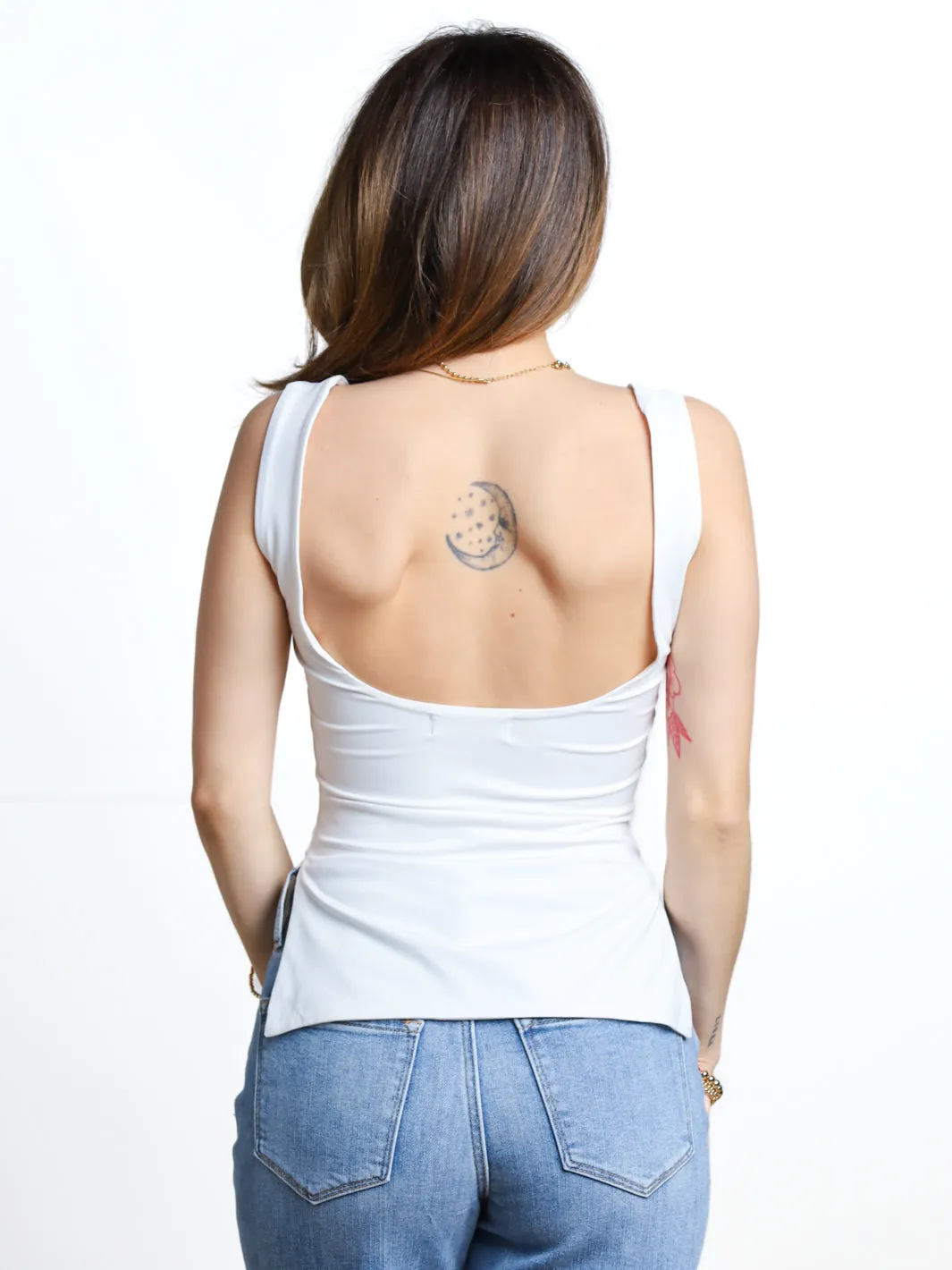 After Hours Sweetheart Neck Tank