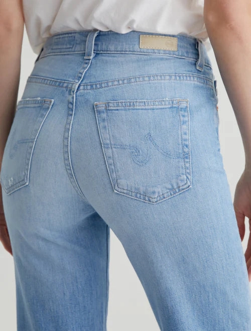 AG Brinley Mid Rise Straight Leg Crop Jeans - Dana Point Comfort Stretch