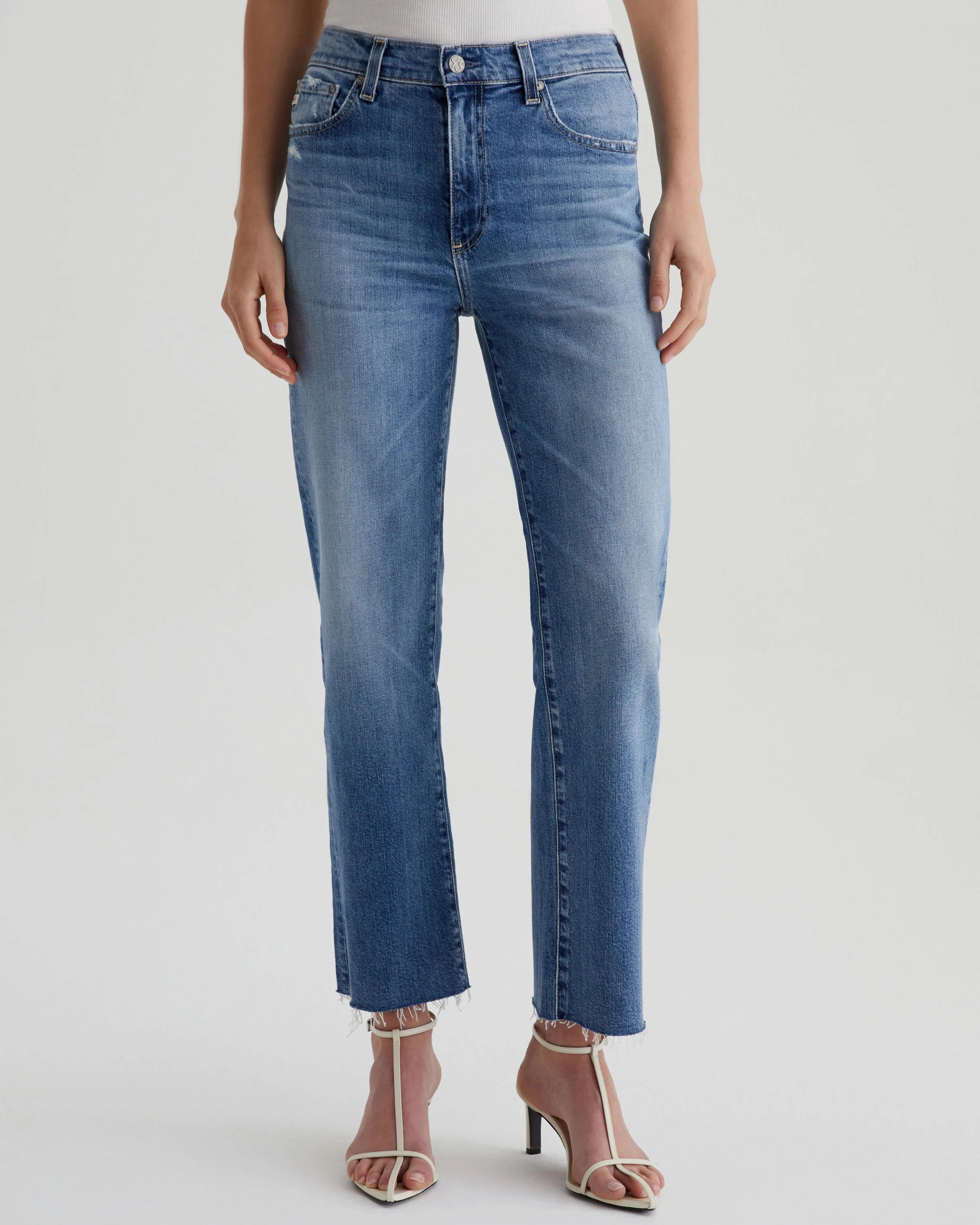 AG Brinley Straight Crop jeans -16 Years Postcard Daily Essentials